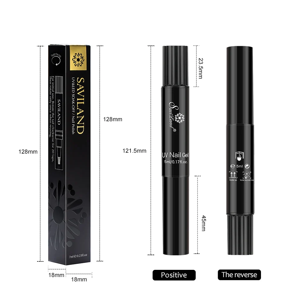 HTB10kppel1D3KVjSZFyq6zuFpXaD Faster Shipping Nail Gel Varnish Pencil One Step Gel Nail Pen No Need Top Base 3 In 1 UV Gel Lacquer Glitter Polish - Image 8