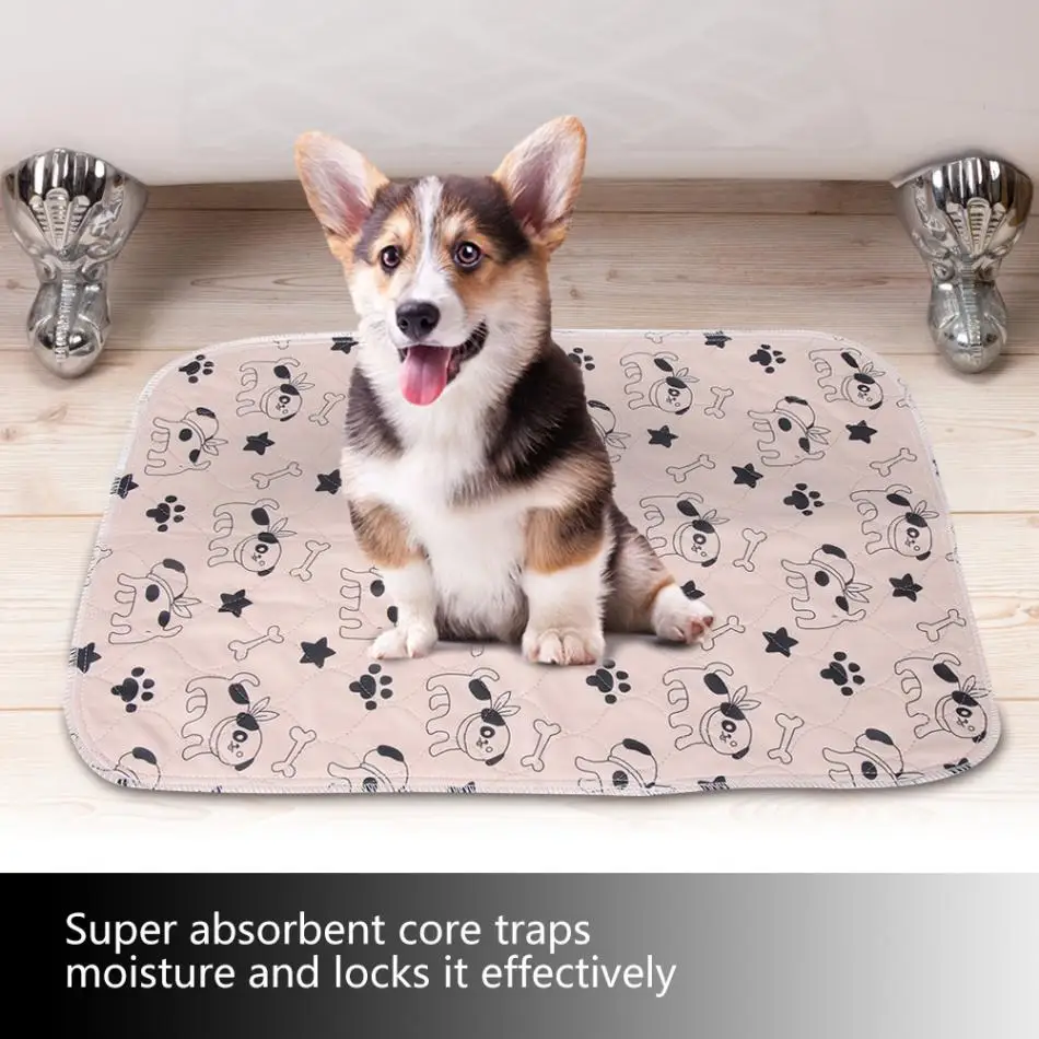 HTB12qJraizxK1RkSnaVq6xn9VXa0 Waterproof Reusable Dog Bed Mats Urine Pad Absorbent Puppy Pee Cushion Training Travel Pad Dog Car Seat Cover 3 Sizes - Image 7