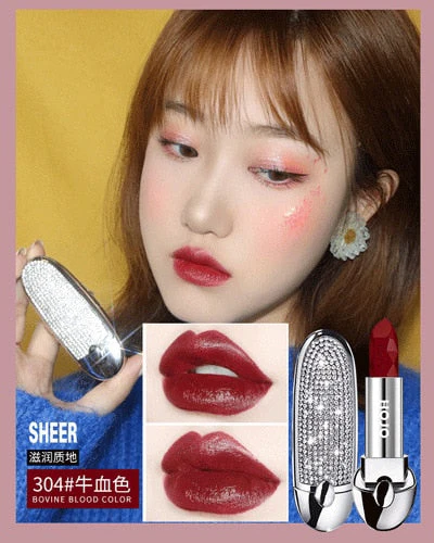 product-image-1096533615_1024x1024@2x Matte Lipstick Shiny Diamond Gold Silver Nude Waterproof Long Lasting 8 colors Gorgeous Makeup Cosmetics With Mirror - Image 3